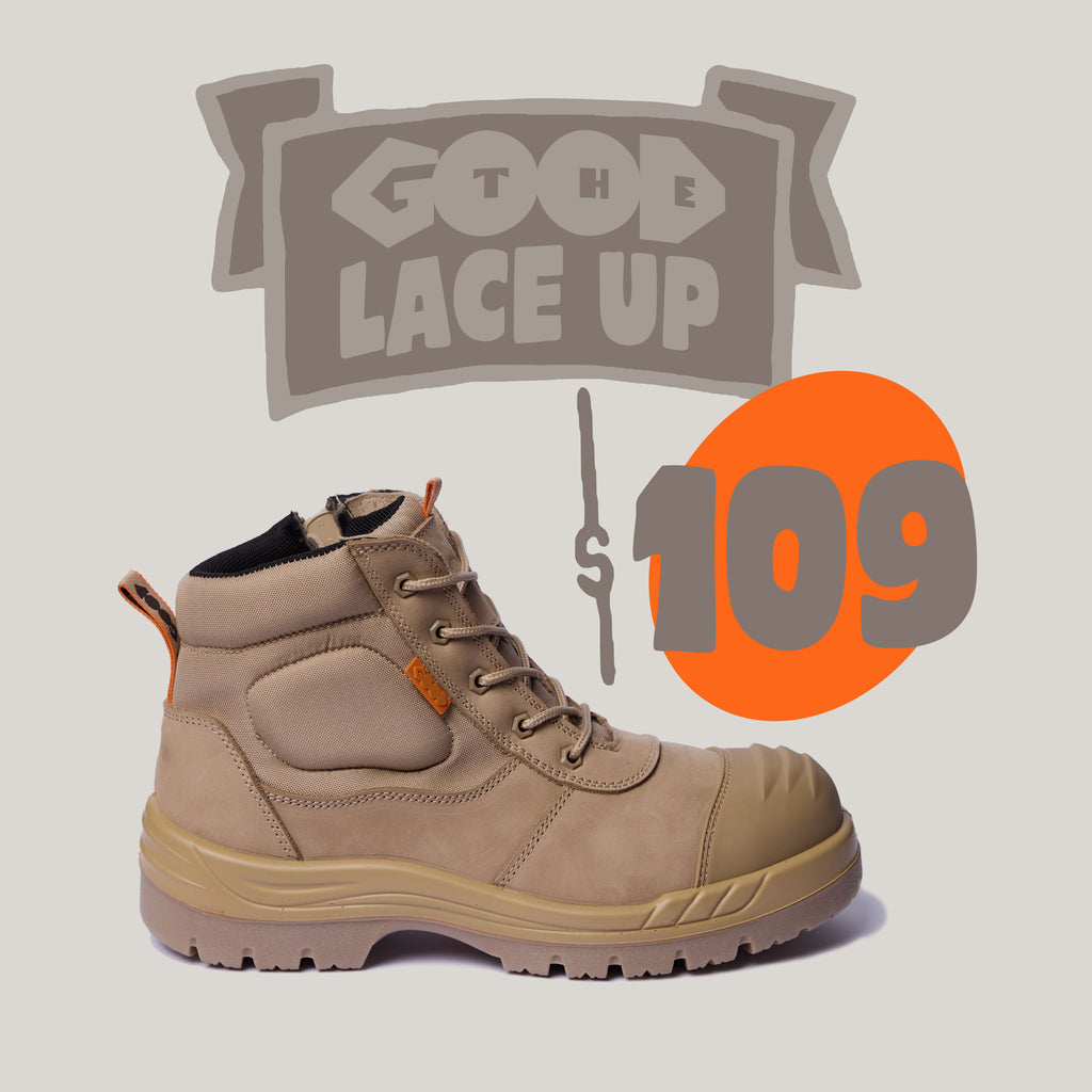 THE GOOD LACE UP BOOT